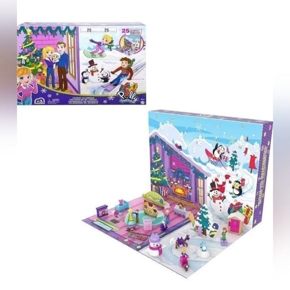 Polly Pocket Advent Calendar 25 Surprises 2020 NWT - Picture 1 of 4